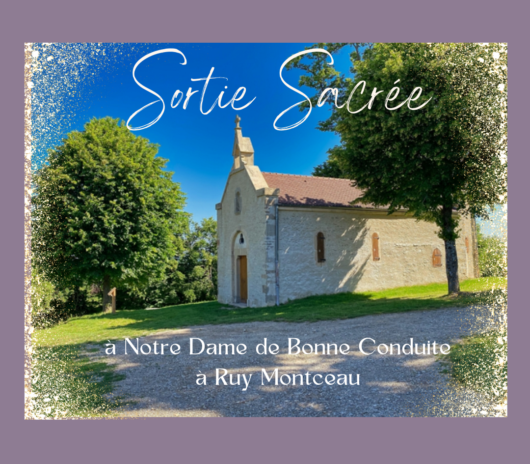 Sortie sacrée à Notre Dame de Bonne Conduite à Ruy Montceau le 6 avril