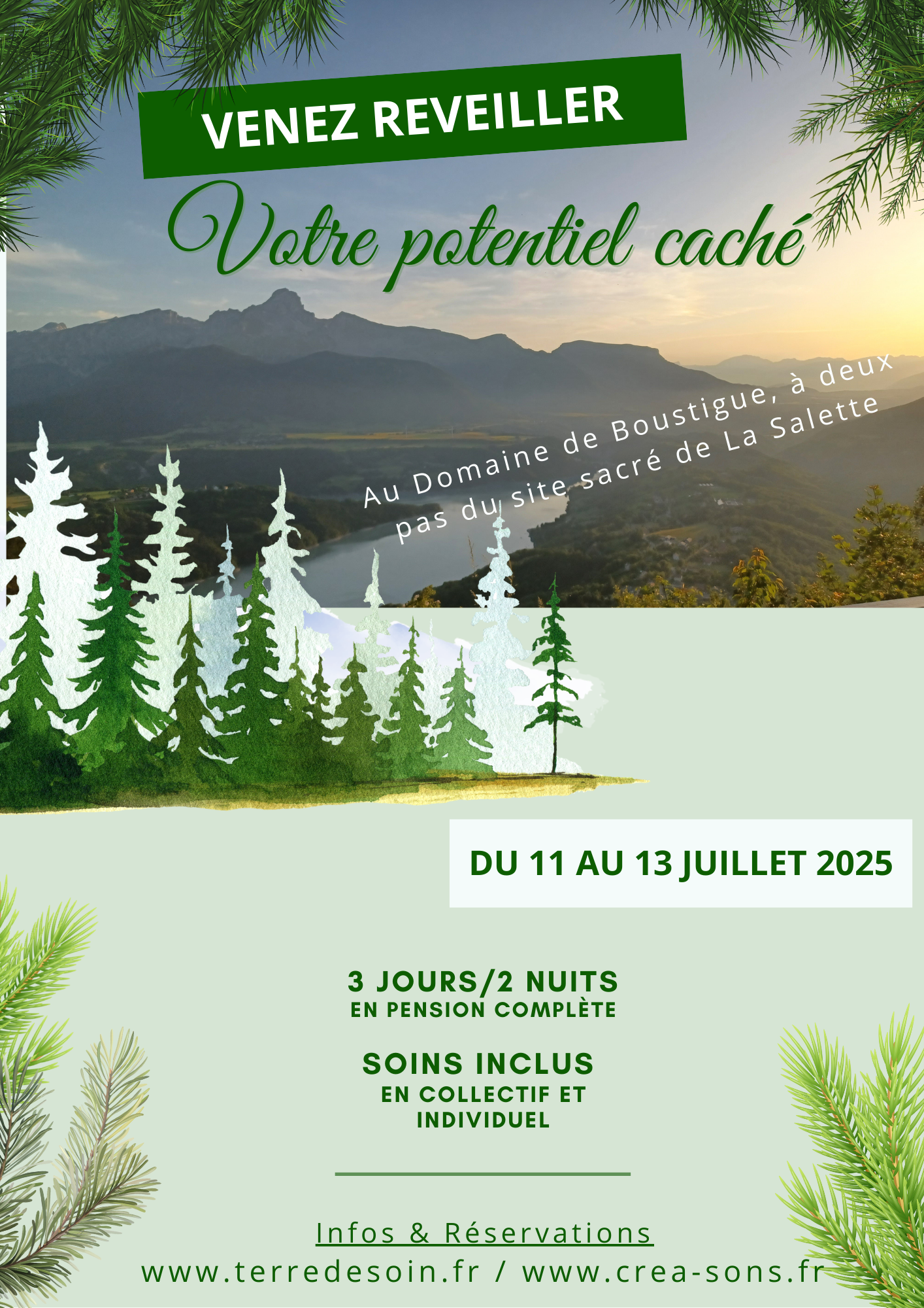 Découvrez votre potentiel caché – 11 au 13 juillet 2025 à Boustigues (38)