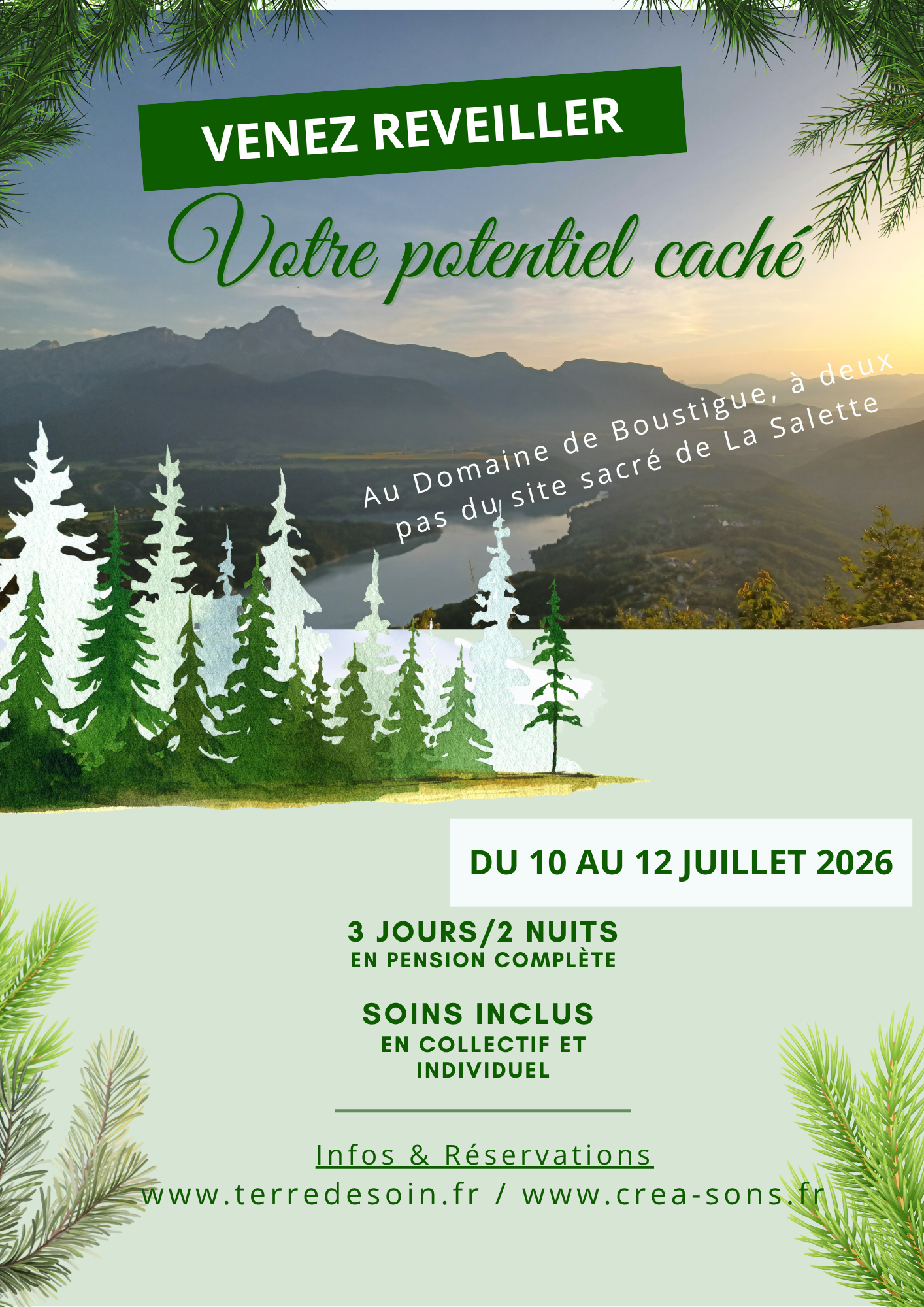Découvrez votre potentiel caché – 10 au 12 juillet 2026 à Boustigues (38)