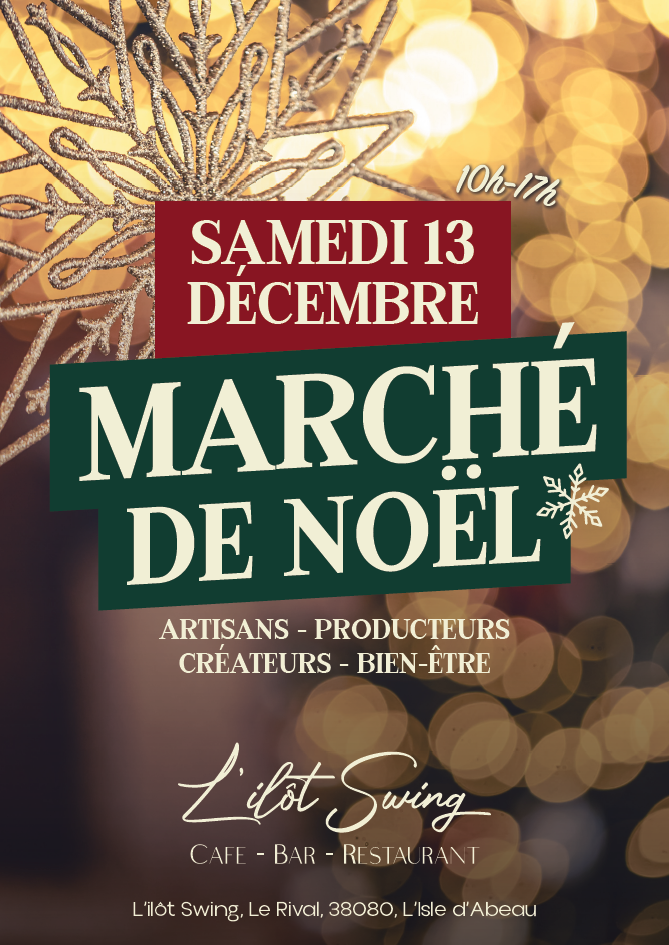 Marché de Noël le 13 décembre 2025 à L’Isle d’Abeau (38)