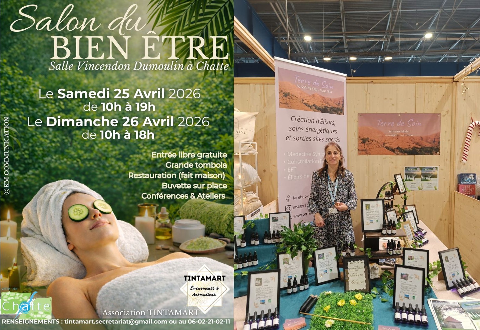 Salon du bien-être à Chatte (38) les 25 et 26 avril 2026